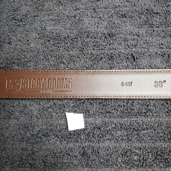 Leather Belt | Size: 38 | Color: Brown | 1-Sided | SKU: W-30 | RRR Belts - Picture 4 of 5